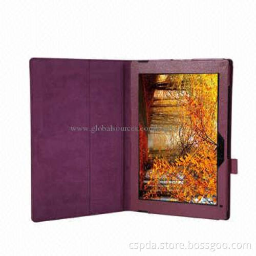 PU Back Stand Cases for Sony Xperia Tablet Z2, Can Change for Other Colors and Materials